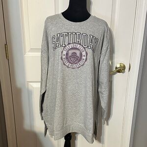 NWT Torrid Size 2X Saturday Cozy Fleece Sweatshirt 18/20